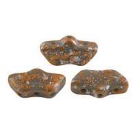 Les perles par Puca® Delos beads Opaque dark grey tweedy 43030/45703